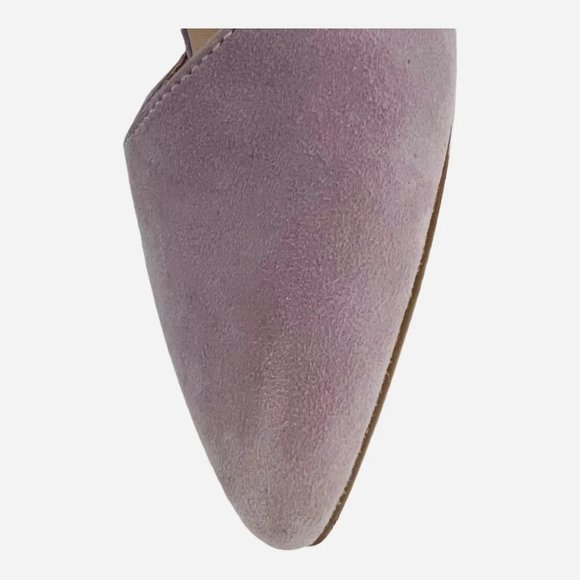 NWOB Anthropologie Lucille Slingback Heels in Lavender Suede, size 7.5M - Picture 5 of 10